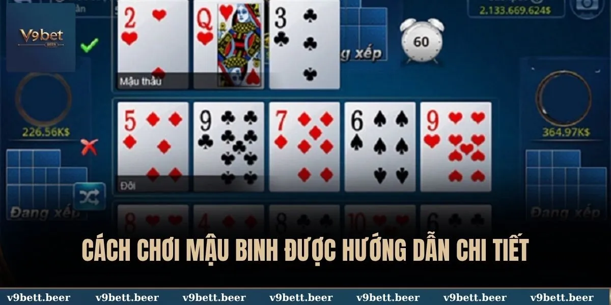 Cách chơi Mậu Binh được hướng dẫn chi tiết